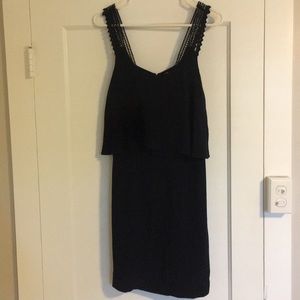2-tiered Navy Blue Dress